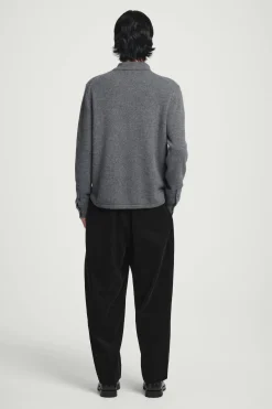 Herren COS Hemden | Pullover*HEMDJACKE AUS KASCHMIR MIT REISSVERSCHLUSS