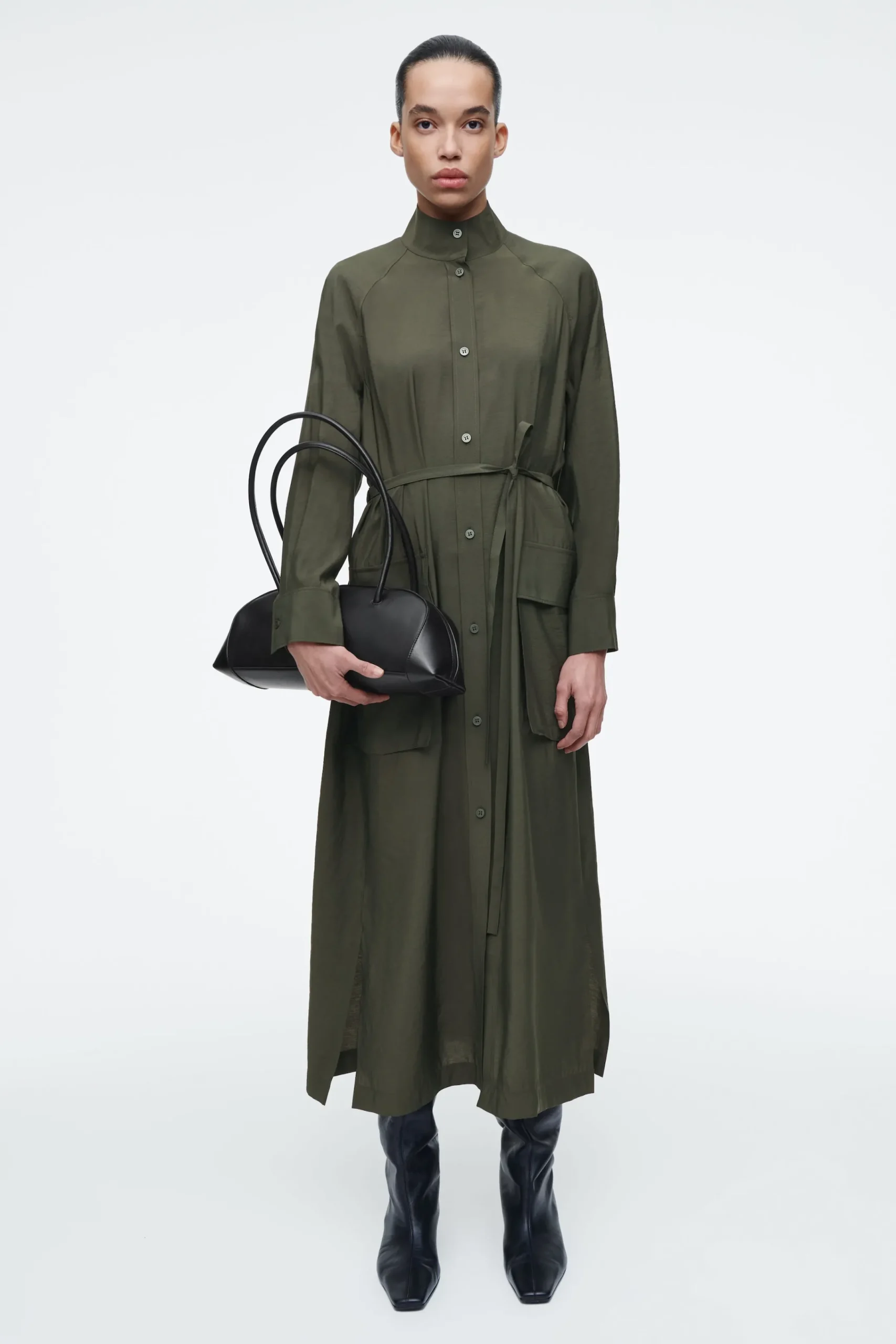 Damen COS Kleider*HEMDKLEID IM UTILITY-STIL MIT GÜRTEL