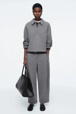 Damen COS Hosen*HOSE AUS KOCHWOLLE MIT BARREL-BEIN