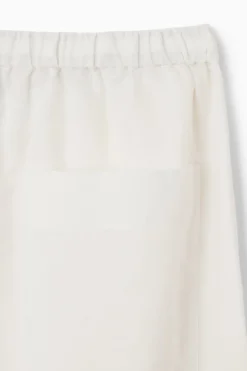 Damen COS Hosen*HOSE AUS LEINEN MIT WEITEM BEIN UND KORDELZUGBUND