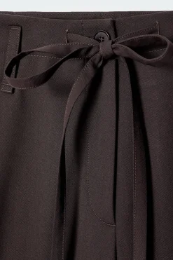 Damen COS Hosen*HOSE AUS TWILL MIT KORDELZUGBUND UND BARREL-BEIN