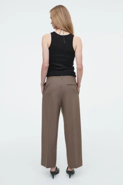 Damen COS Hosen*HOSE AUS WOLL-MIX MIT BARREL-BEIN UND FALTEN