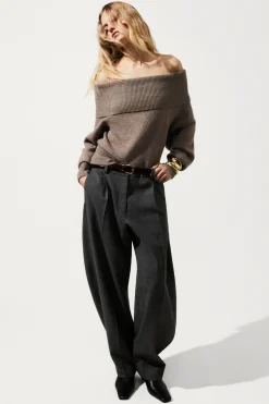 Damen COS Hosen*HOSE AUS WOLL-MIX MIT BARREL-BEIN