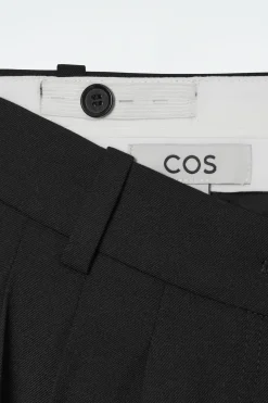 Damen COS Hosen*HOSE AUS WOLL-MIX MIT BARREL-BEIN UND FALTEN