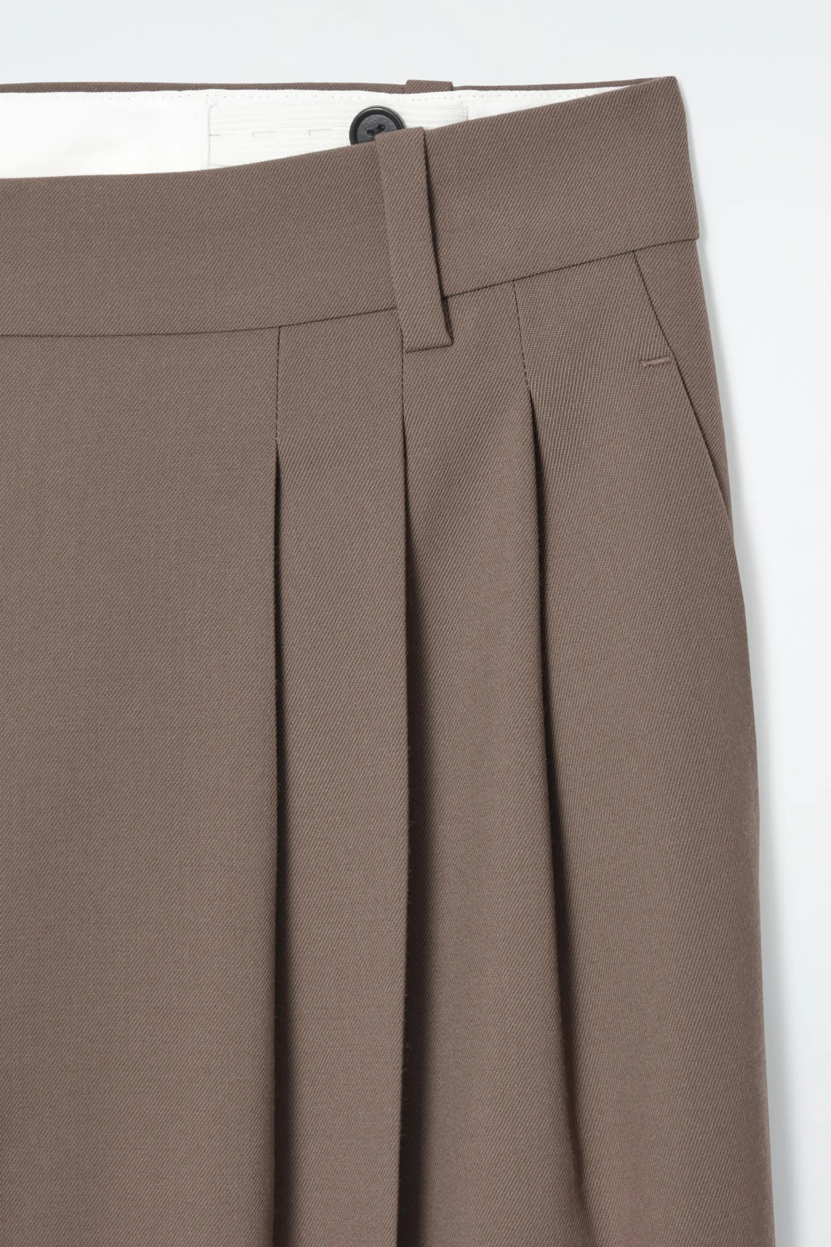Damen COS Hosen*HOSE AUS WOLL-MIX MIT BARREL-BEIN UND FALTEN