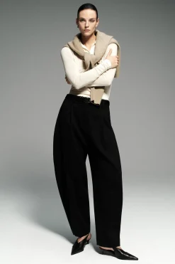 Damen COS Hosen*HOSE AUS WOLL-MIX MIT BARREL-BEIN