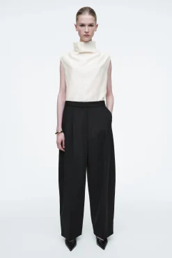 Damen COS Hosen*HOSE AUS WOLL-MIX MIT WEITEM BEIN
