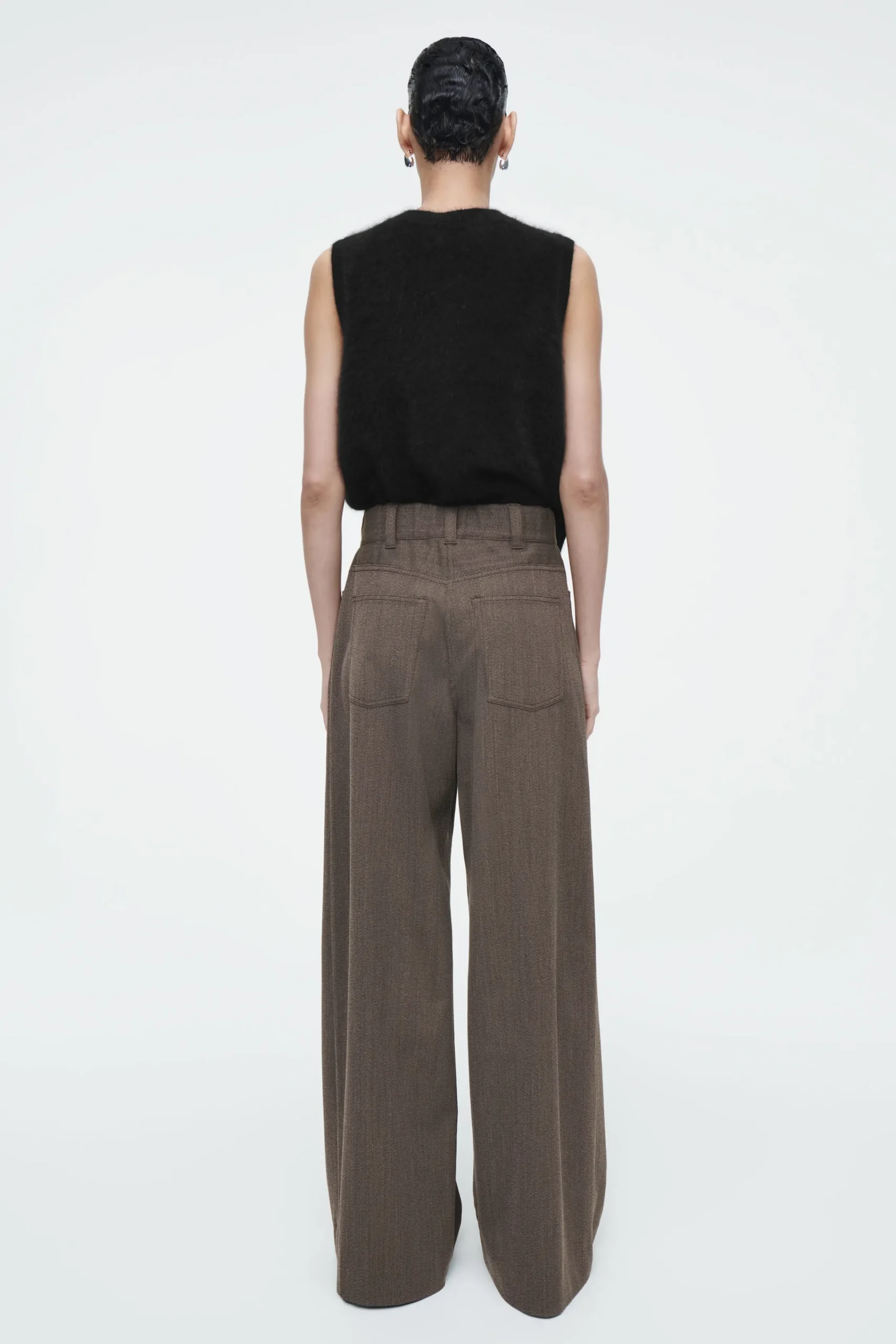 Damen COS Hosen*HOSE AUS WOLL-MIX MIT WEITEM BEIN
