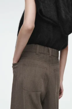 Damen COS Hosen*HOSE AUS WOLL-MIX MIT WEITEM BEIN