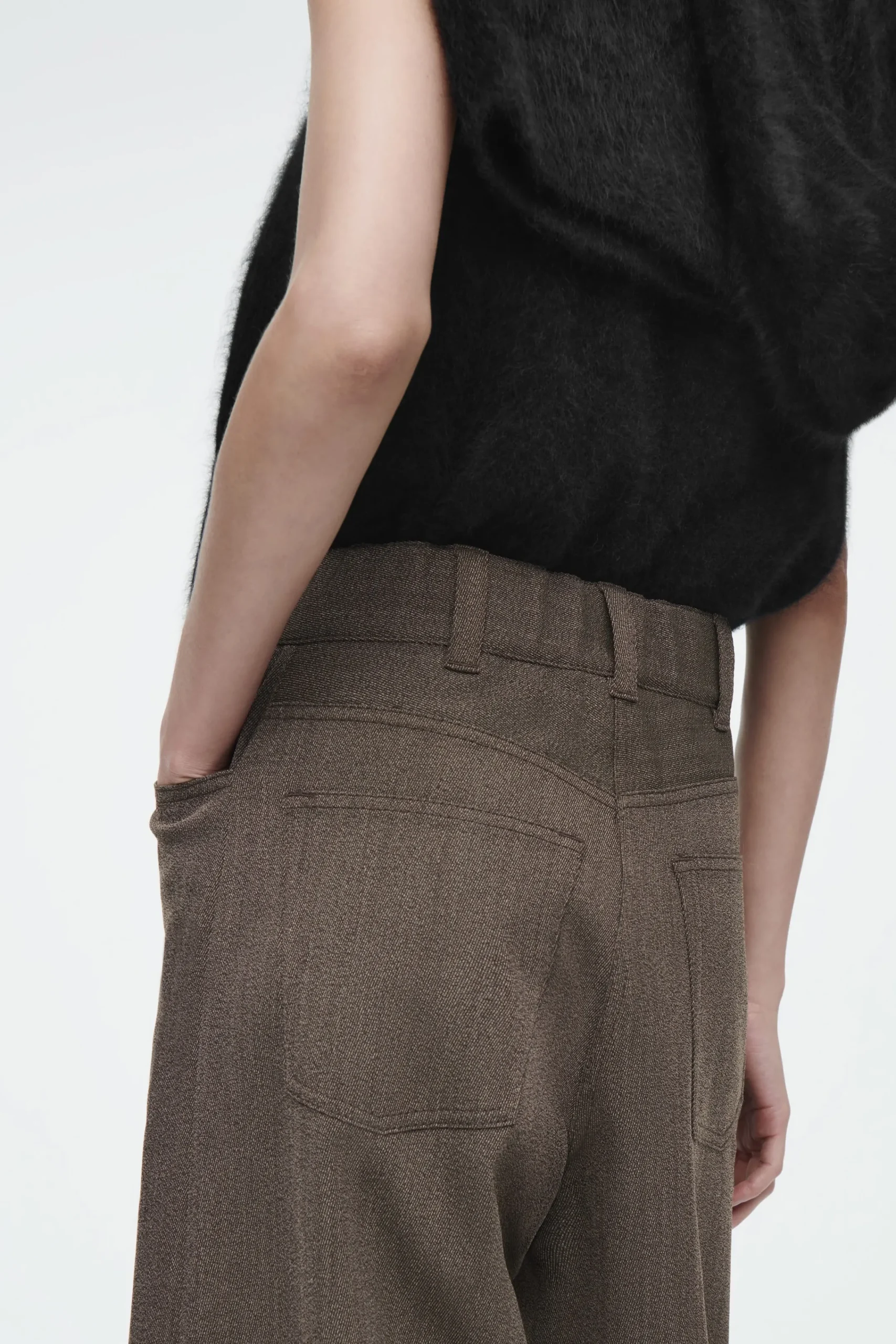 Damen COS Hosen*HOSE AUS WOLL-MIX MIT WEITEM BEIN