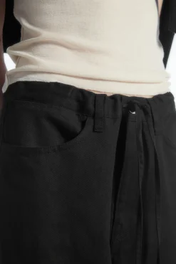 Damen COS Hosen*HOSE MIT WEITEM BEIN UND KORDELZUGBUND