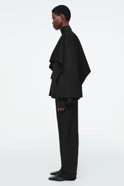 Damen COS Hybridmodelle | Mäntel & Jacken*HYBRIDES CAPE AUS DOUBLEFACE-WOLLE