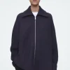 Damen COS Mäntel & Jacken*JACKE AUS GEKOCHTER WOLLE MIT REISSVERSCHLUSS