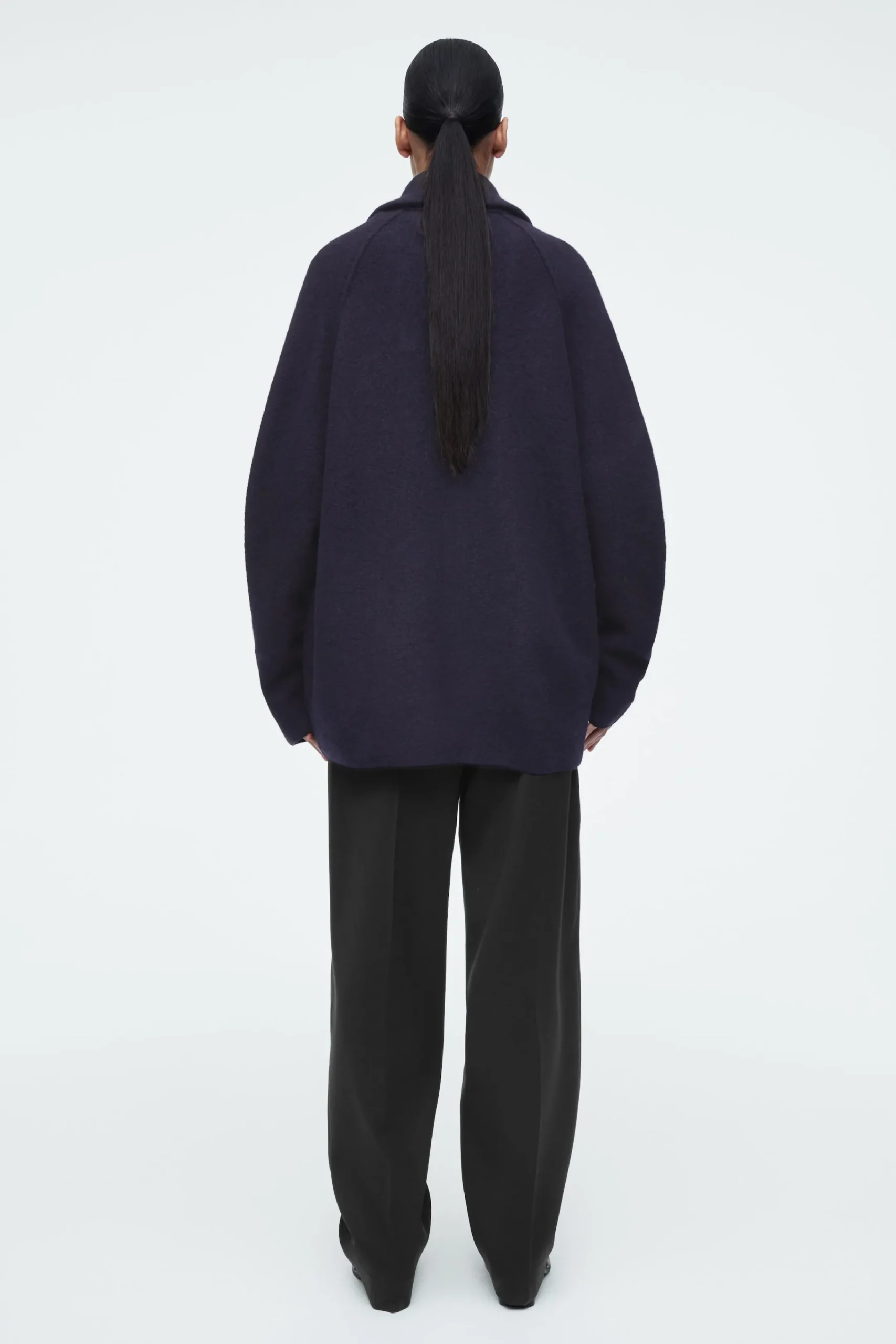 Damen COS Mäntel & Jacken*JACKE AUS GEKOCHTER WOLLE MIT REISSVERSCHLUSS