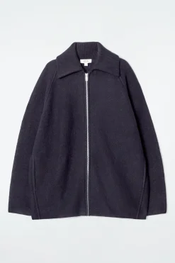 Damen COS Mäntel & Jacken*JACKE AUS GEKOCHTER WOLLE MIT REISSVERSCHLUSS