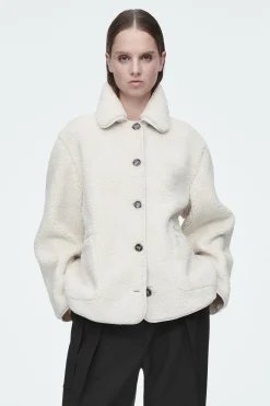 Damen COS Mäntel & Jacken*JACKE AUS KUNSTLAMMFELL MIT KRAGEN