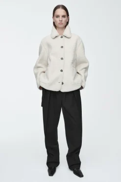 Damen COS Mäntel & Jacken*JACKE AUS KUNSTLAMMFELL MIT KRAGEN