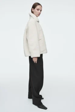 Damen COS Mäntel & Jacken*JACKE AUS KUNSTLAMMFELL MIT KRAGEN