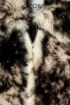 Damen COS Mäntel & Jacken*JACKE AUS SHEARLING MIT LEOPARDENMUSTER