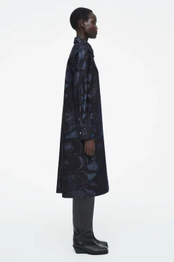 Damen COS Kleider*JACQUARD-HEMDKLEID AUS DENIM