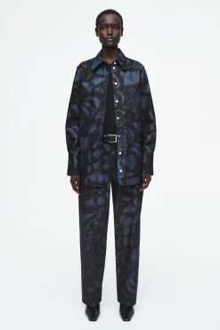 Damen COS Hemden & Blusen | Oberteile*JACQUARD-JEANSHEMD MIT NORMALER PASSFORM