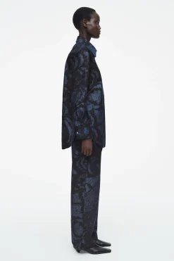 Damen COS Hemden & Blusen | Oberteile*JACQUARD-JEANSHEMD MIT NORMALER PASSFORM