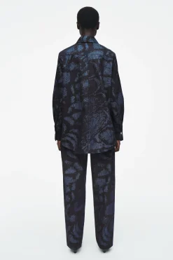Damen COS Hemden & Blusen | Oberteile*JACQUARD-JEANSHEMD MIT NORMALER PASSFORM