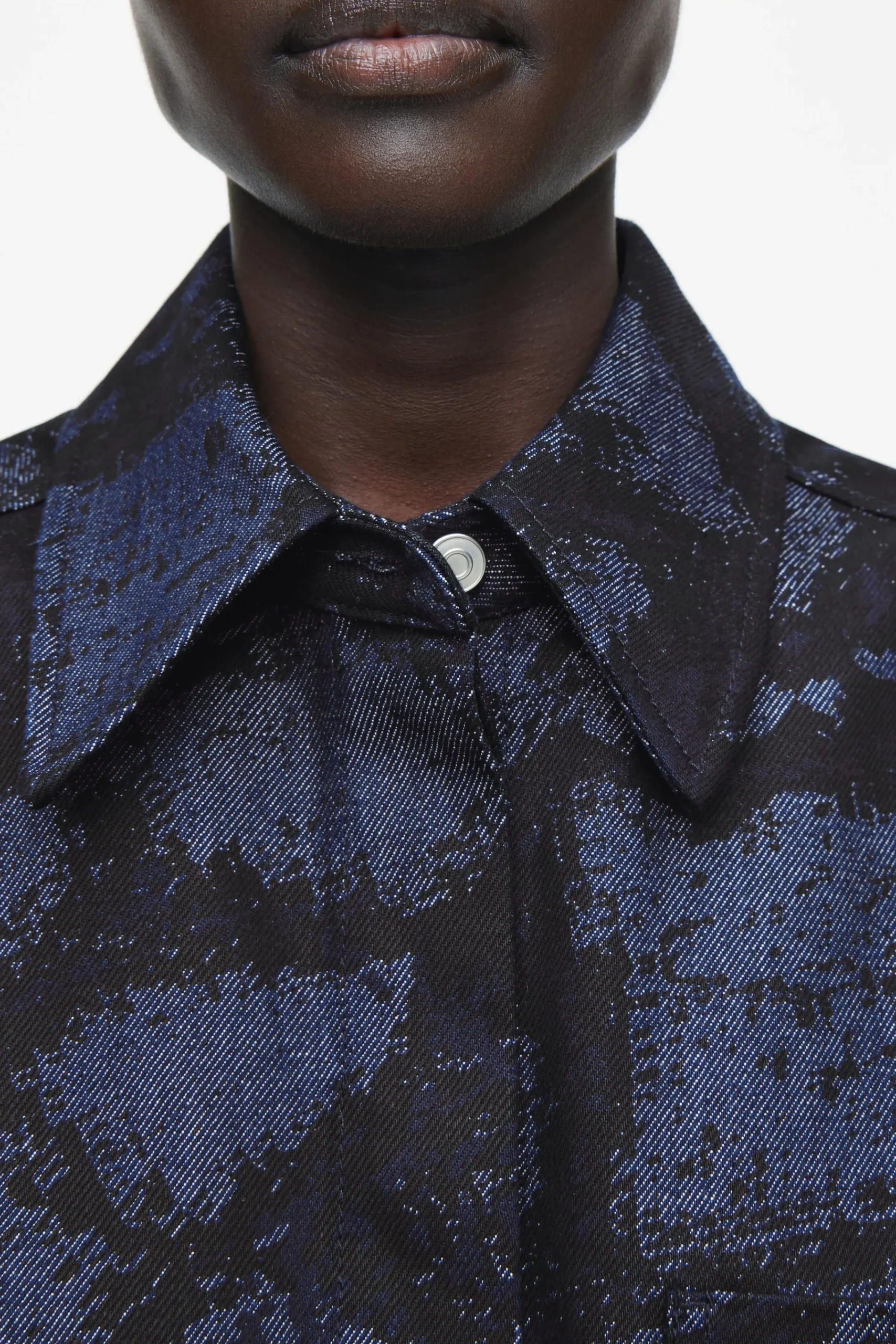 Damen COS Hemden & Blusen | Oberteile*JACQUARD-JEANSHEMD MIT NORMALER PASSFORM