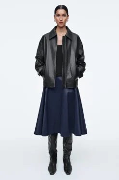 Damen COS Röcke*JEANSROCK IM WET-LOOK