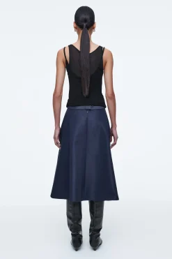 Damen COS Röcke*JEANSROCK IM WET-LOOK