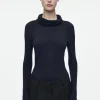 Damen COS Oberteile*JERSEY-OBERTEIL MIT STEHKRAGEN