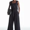 Damen COS Kleider*JUMPSUIT MIT RAFFUNGEN UND RÜCKENAUSSCHNITT