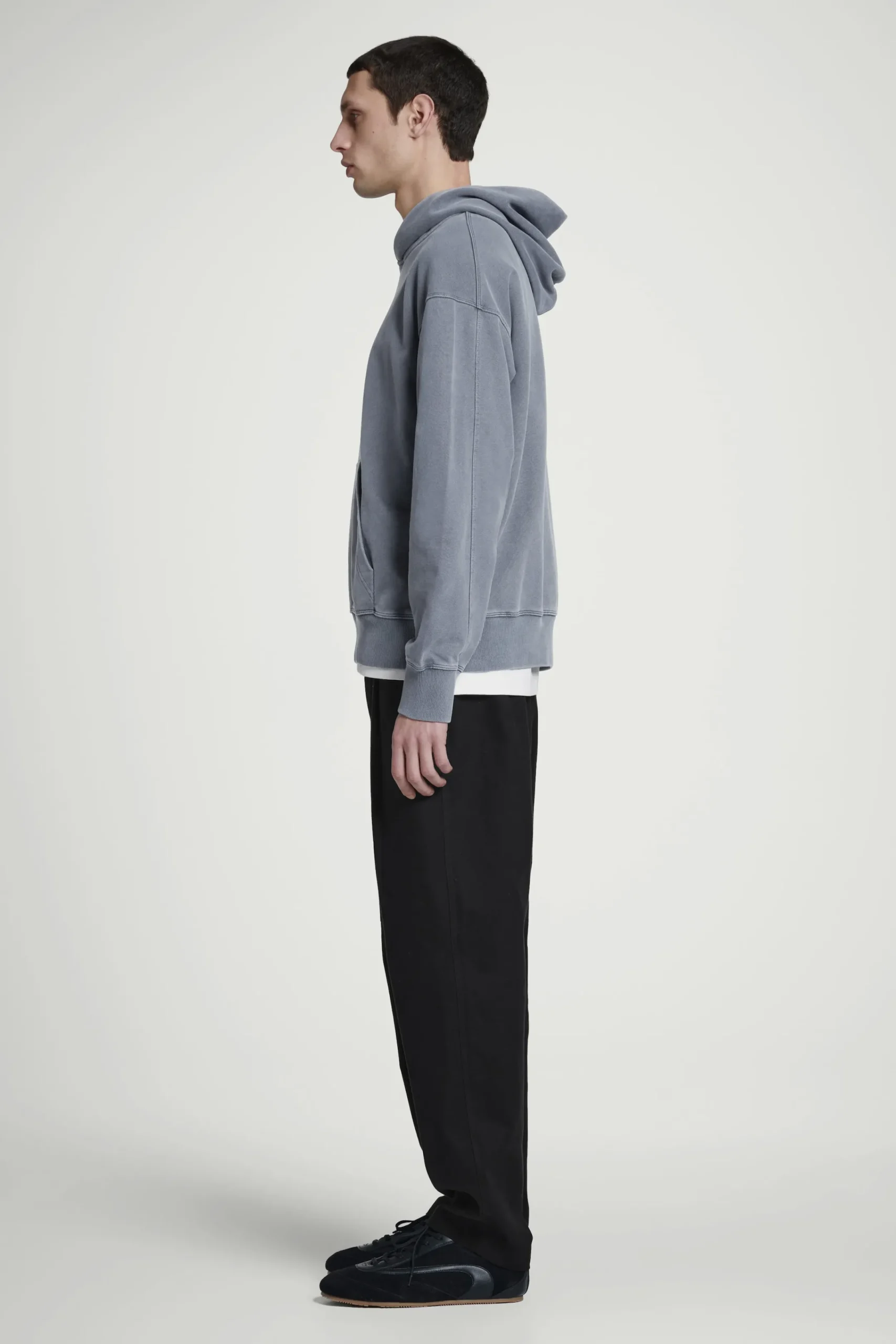 Herren COS Sweatshirts & Kapuzenpullover*KAPUZENPULLOVER AUS VORGEWASCHENEM BAUMWOLLJERSEY