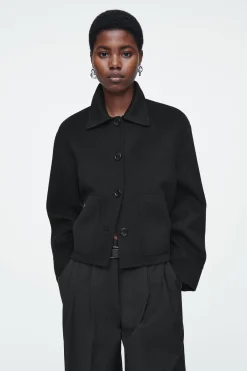Damen COS Mäntel & Jacken*KASTENFÖRMIGE WOLLJACKE AUS DOUBLEFACE-MATERIAL