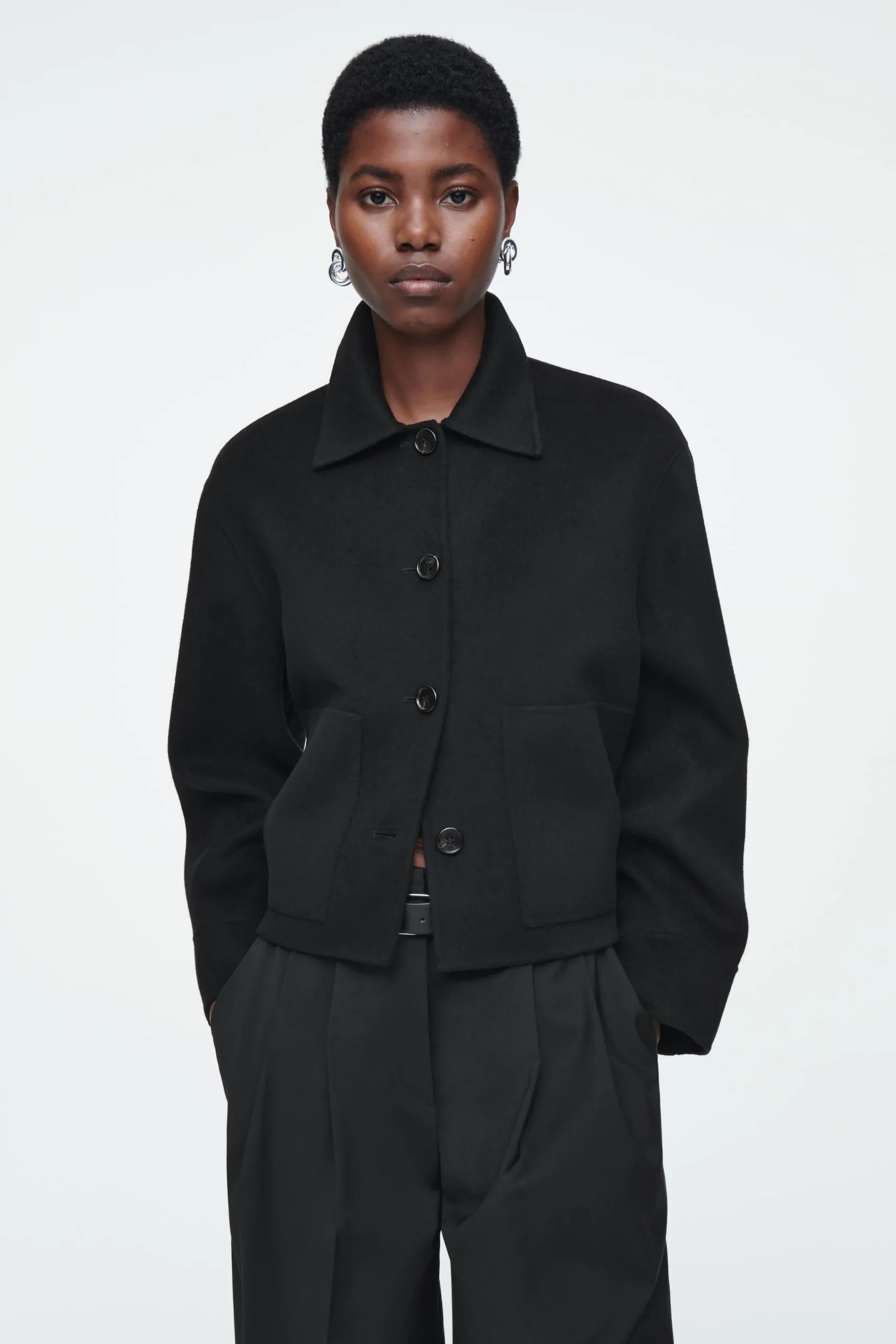 Damen COS Mäntel & Jacken*KASTENFÖRMIGE WOLLJACKE AUS DOUBLEFACE-MATERIAL