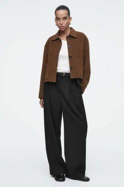 Damen COS Mäntel & Jacken*KASTENFÖRMIGE WOLLJACKE AUS DOUBLEFACE-MATERIAL