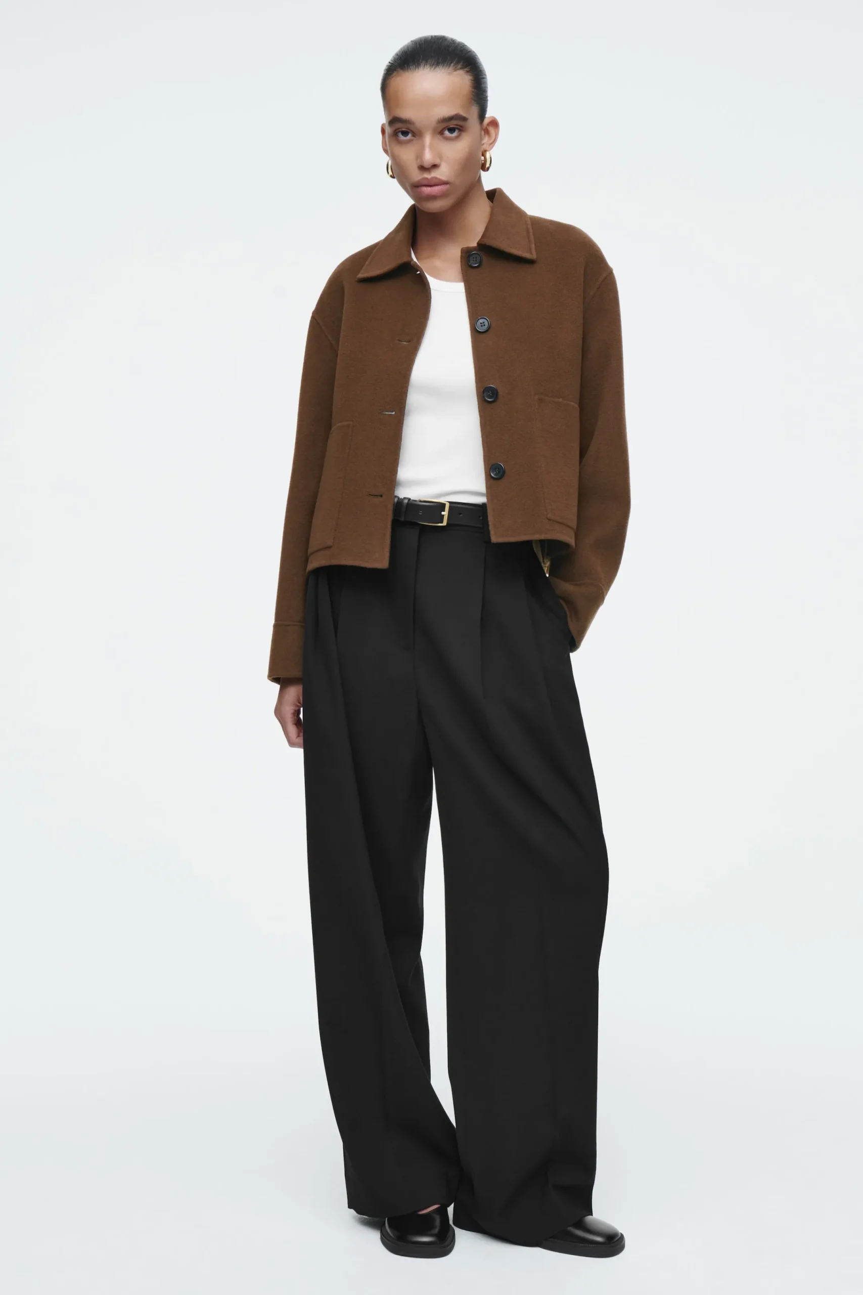 Damen COS Mäntel & Jacken*KASTENFÖRMIGE WOLLJACKE AUS DOUBLEFACE-MATERIAL