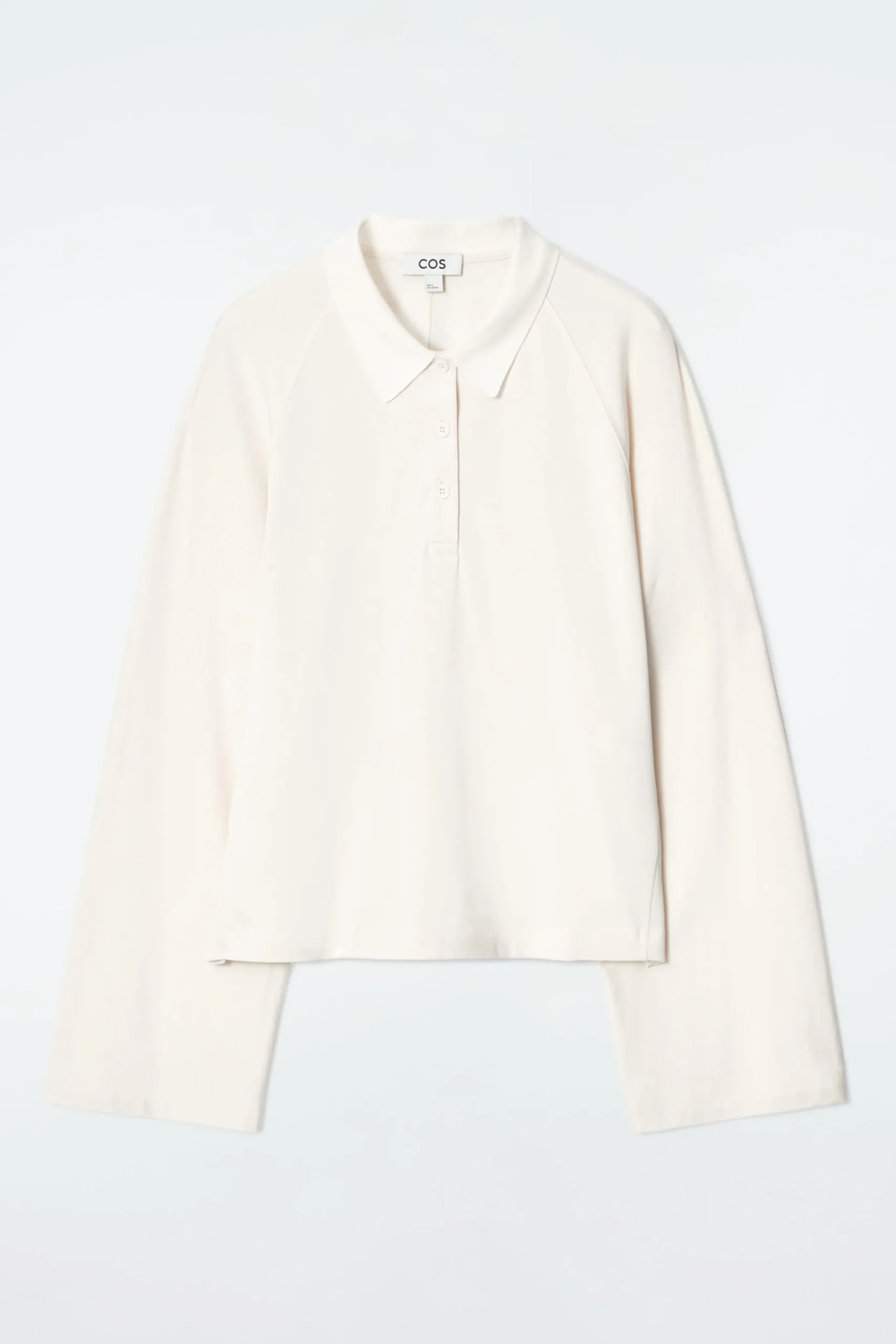 Damen COS Oberteile*KASTENFÖRMIGES POLOSHIRT MIT LANGEN ÄRMELN