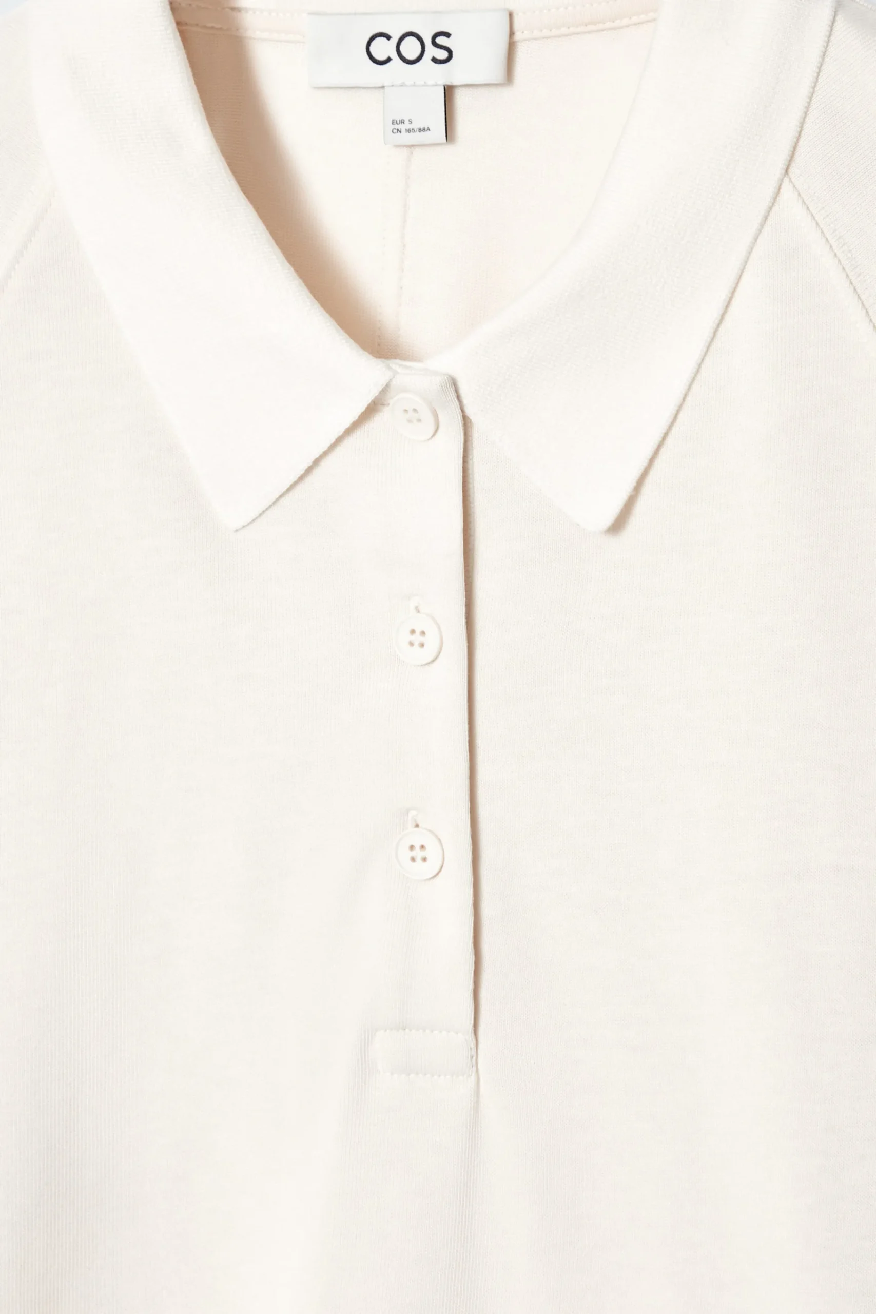 Damen COS Oberteile*KASTENFÖRMIGES POLOSHIRT MIT LANGEN ÄRMELN