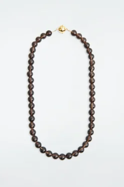 Damen COS Schmuck*KETTE MIT QUARZPERLEN