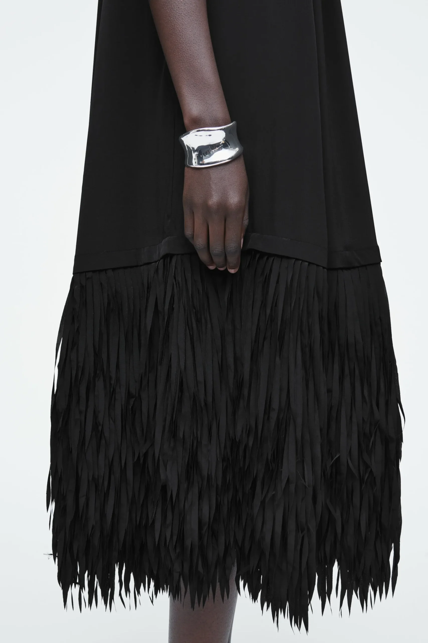 Damen COS Kleider*KLEID MIT FRANSENSAUM