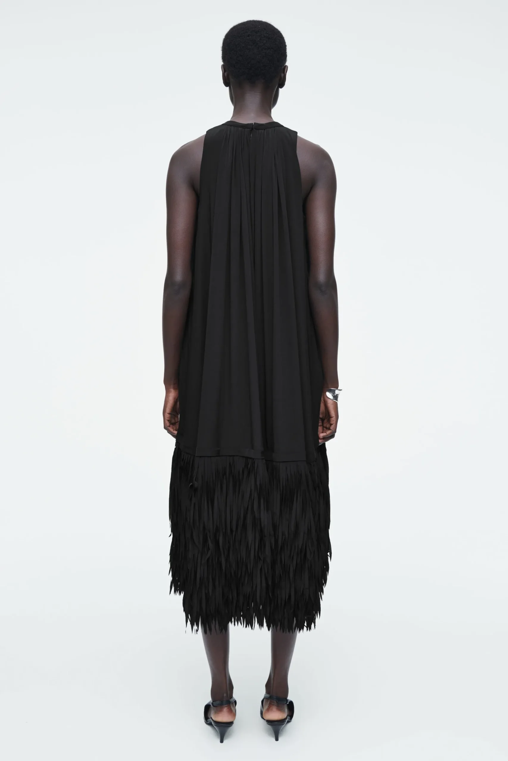 Damen COS Kleider*KLEID MIT FRANSENSAUM