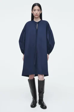 Damen COS Kleider*KLEID MIT RAFFUNG UND BINDEDETAILS