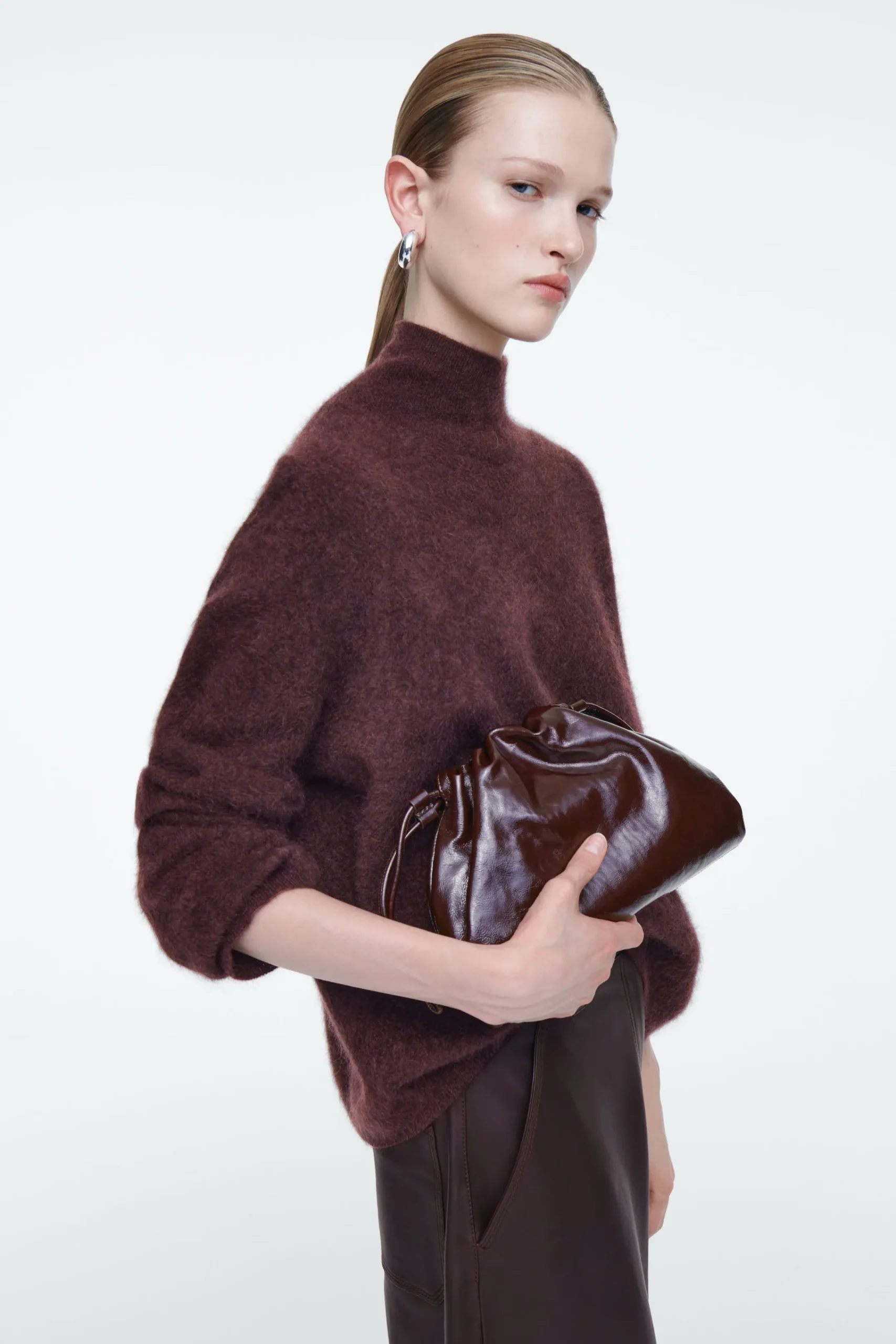 Damen COS Taschen*KLEINE CAVATELLI CLUTCH AUS LEDER
