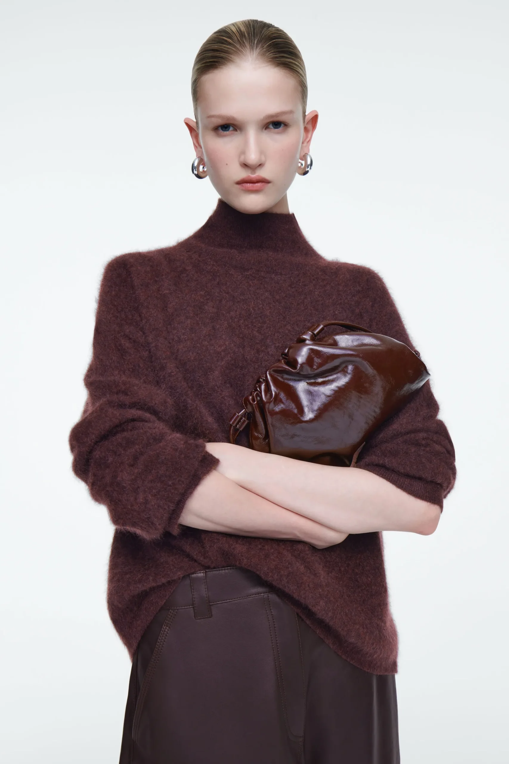 Damen COS Taschen*KLEINE CAVATELLI CLUTCH AUS LEDER