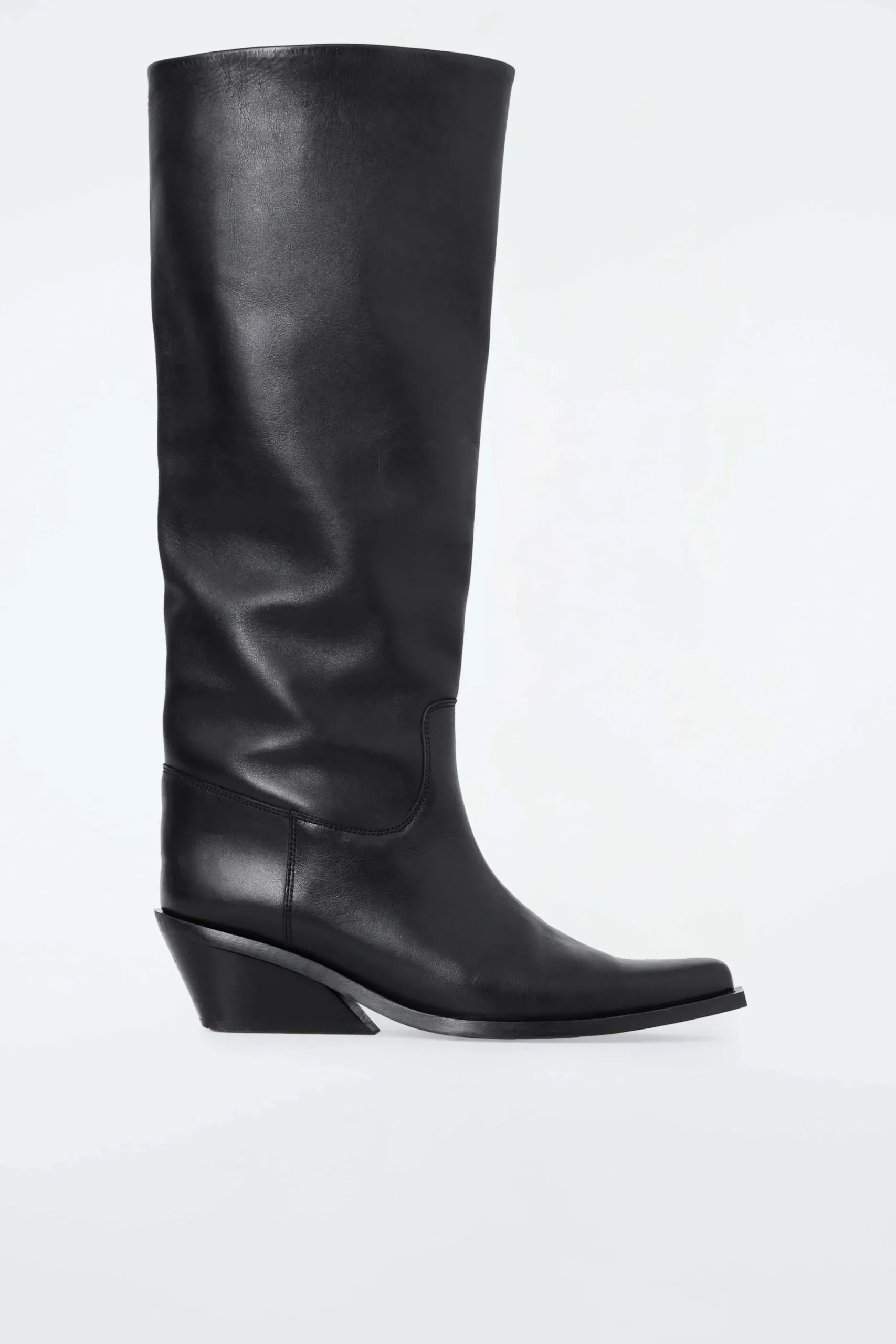 Damen COS Schuhe | Accessoires Aus Leder*KNIEHOHE COWBOYSTIEFEL AUS LEDER