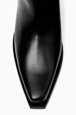 Damen COS Schuhe | Accessoires Aus Leder*KNIEHOHE COWBOYSTIEFEL AUS LEDER