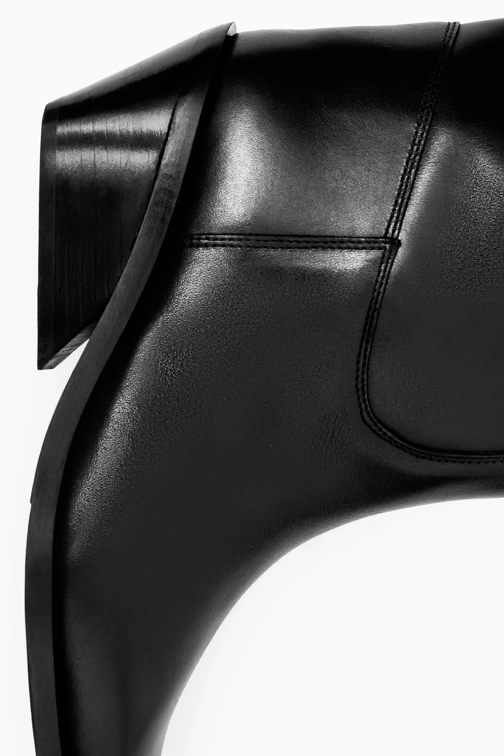 Damen COS Schuhe | Accessoires Aus Leder*KNIEHOHE COWBOYSTIEFEL AUS LEDER