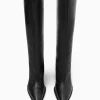 Damen COS Accessoires Aus Leder | Schuhe*KNIEHOHE LEDERSTIEFEL MIT SPITZER ZEHENKAPPE