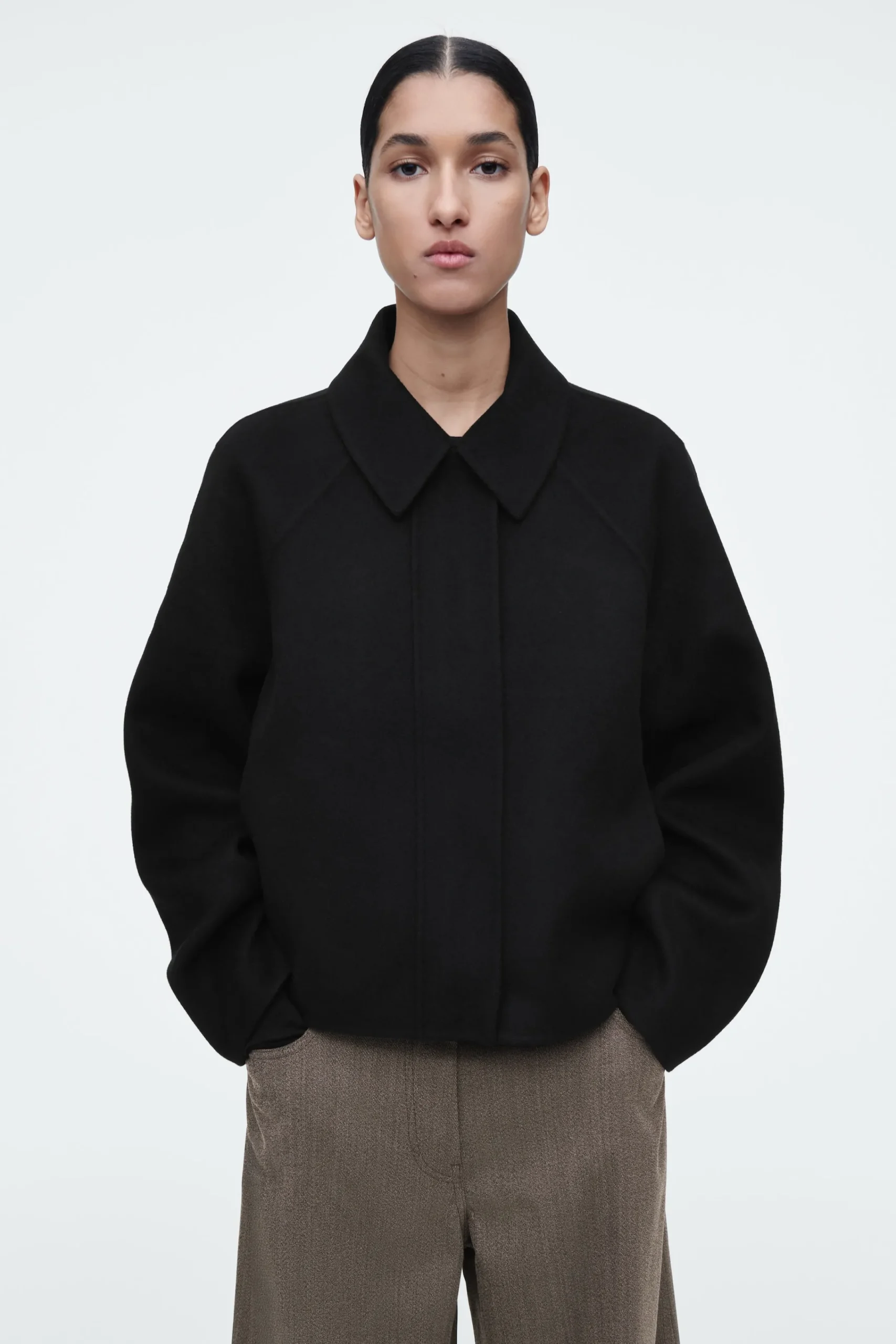Damen COS Mäntel & Jacken*KURZE JACKE AUS DOUBLEFACE-WOLLE